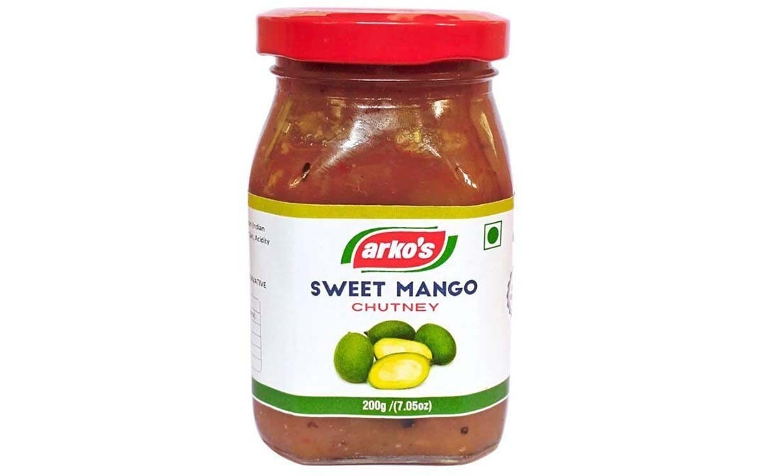 Arko's Sweet Mango Chutney    Glass Jar  200 grams